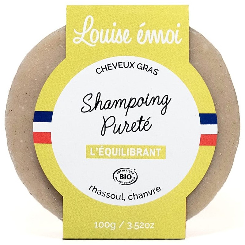 Shampoing solide BIO cheveux gras - L'équilibrant - Louise émoi