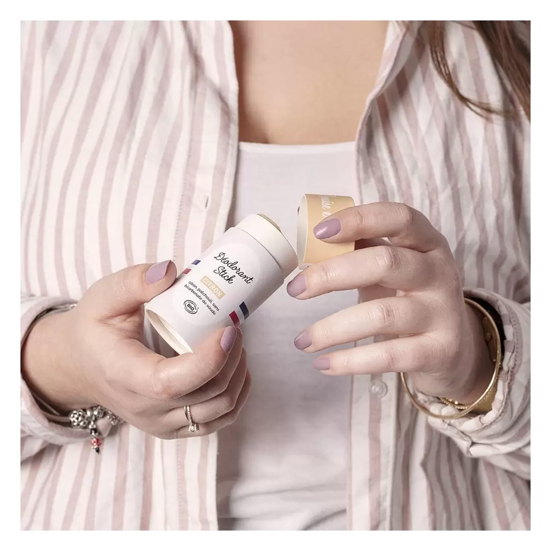 Déodorant solide BIO sans bicarbonate - Citron - Louise émoi