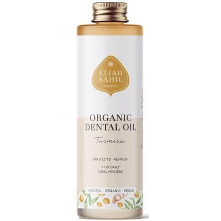 Bain de bouche ayurvédique BIO au curcuma - Oil Pulling - Eliah Sahil