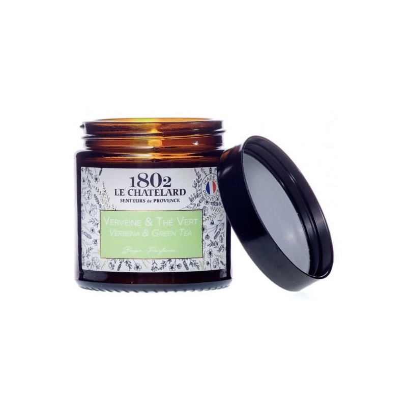Bougie parfumée Verveine & Thé Vert - 80g - Le Chatelard 1802