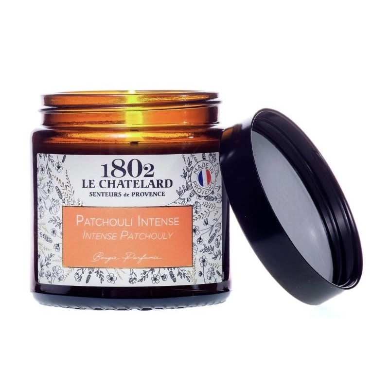 Bougie parfumée Patchouli Intense - 80g - Le Chatelard 1802