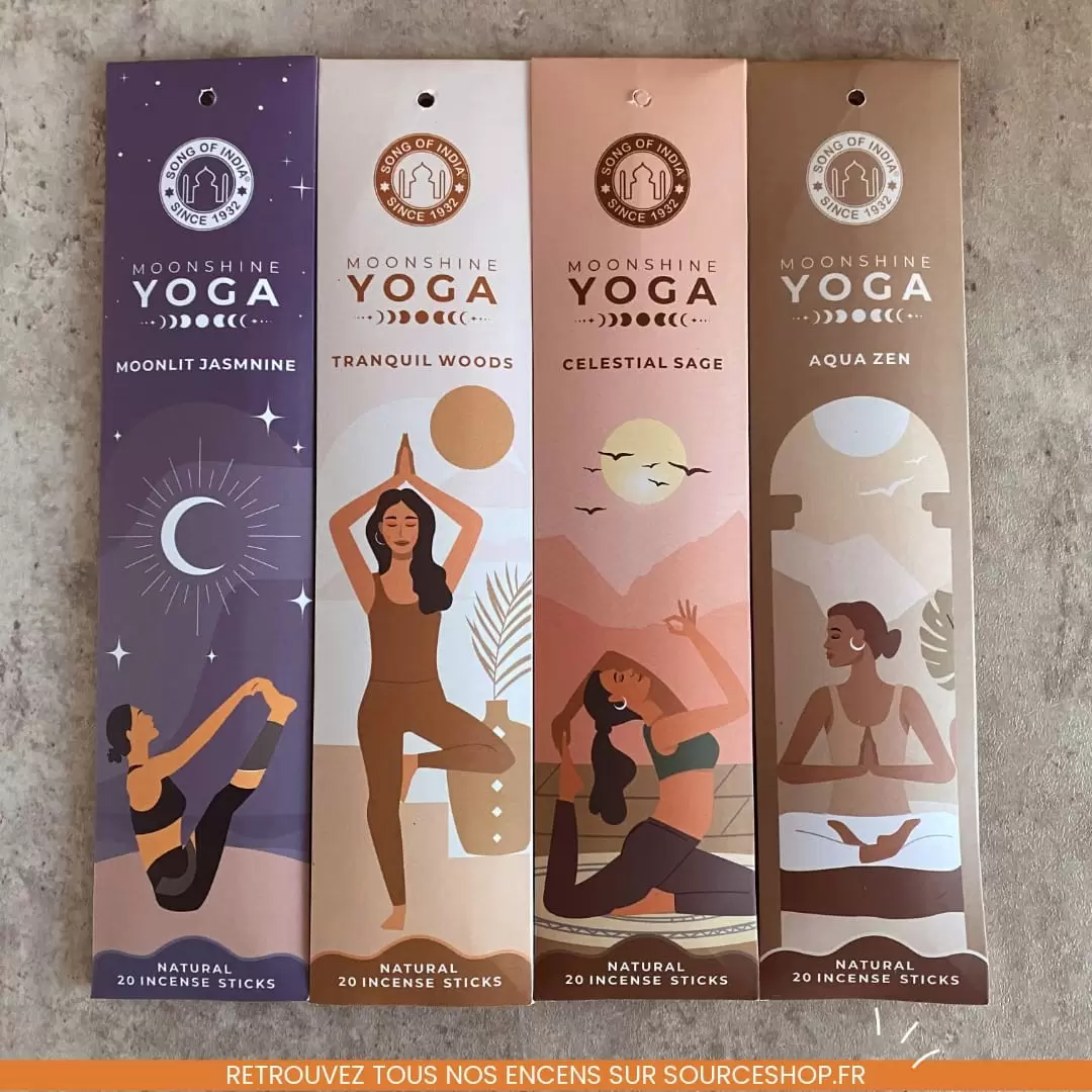 Encens ayurvédique Sauge - Moonshine Yoga - Song of India