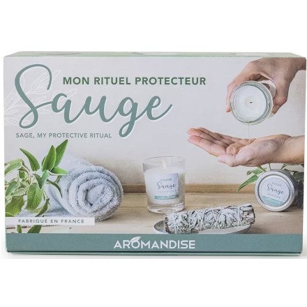Coffret Rituel Protecteur Sauge - Aromandise - Made in France 🇫🇷