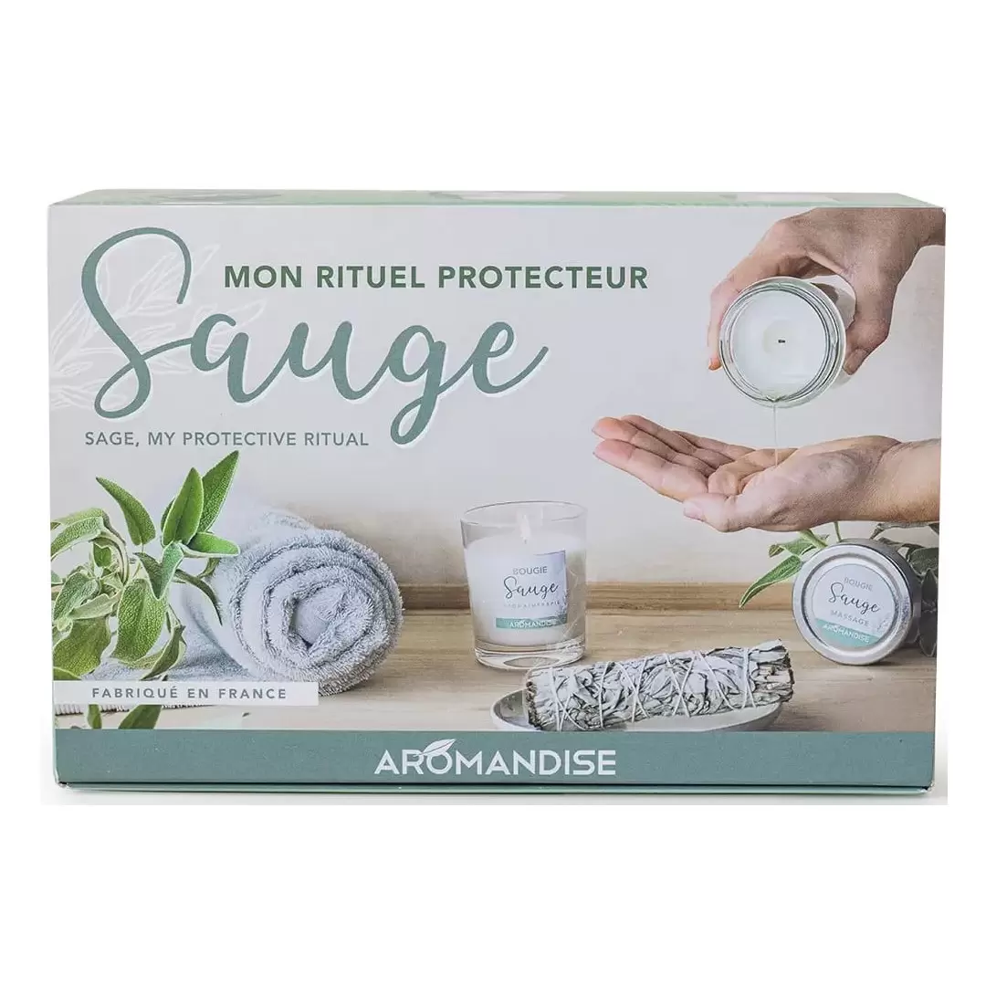 Coffret Rituel Protecteur Sauge - Aromandise - Made in France 🇫🇷