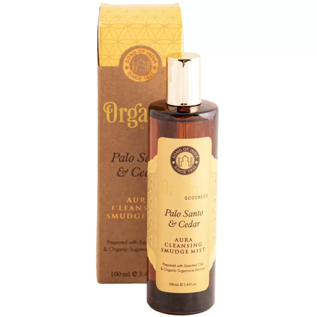 Parfum d’ambiance Palo Santo & Cèdre – Organic Goodness Song of India