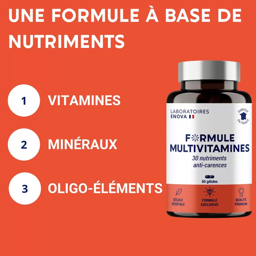 Gélules Formule Multivitamines – Laboratoires Enova