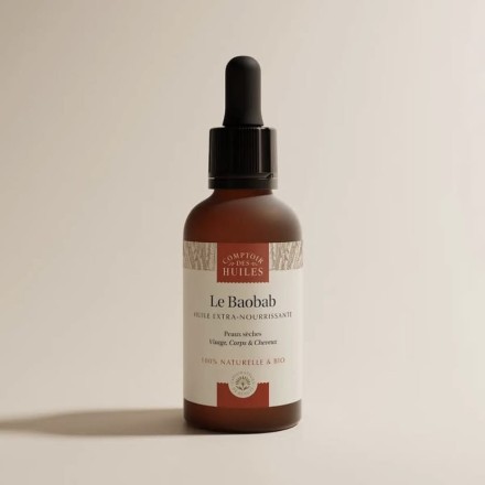 Huile de baobab BIO - 50ml - Comptoir des Huiles