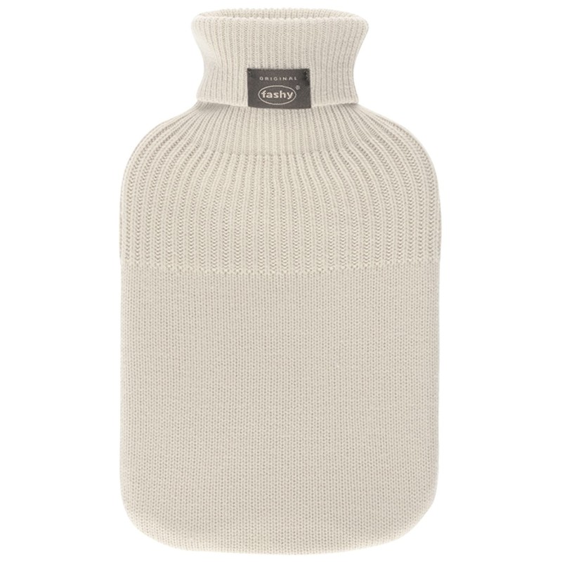 Bouillotte à eau Tricotée écru 2L – Fabrication Allemande 🇩🇪