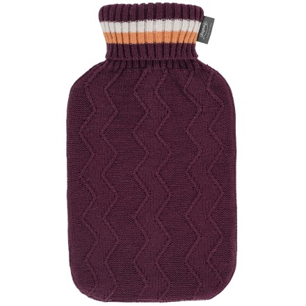 Bouillotte à eau Tricotée chevron 2L – Fabrication Allemande