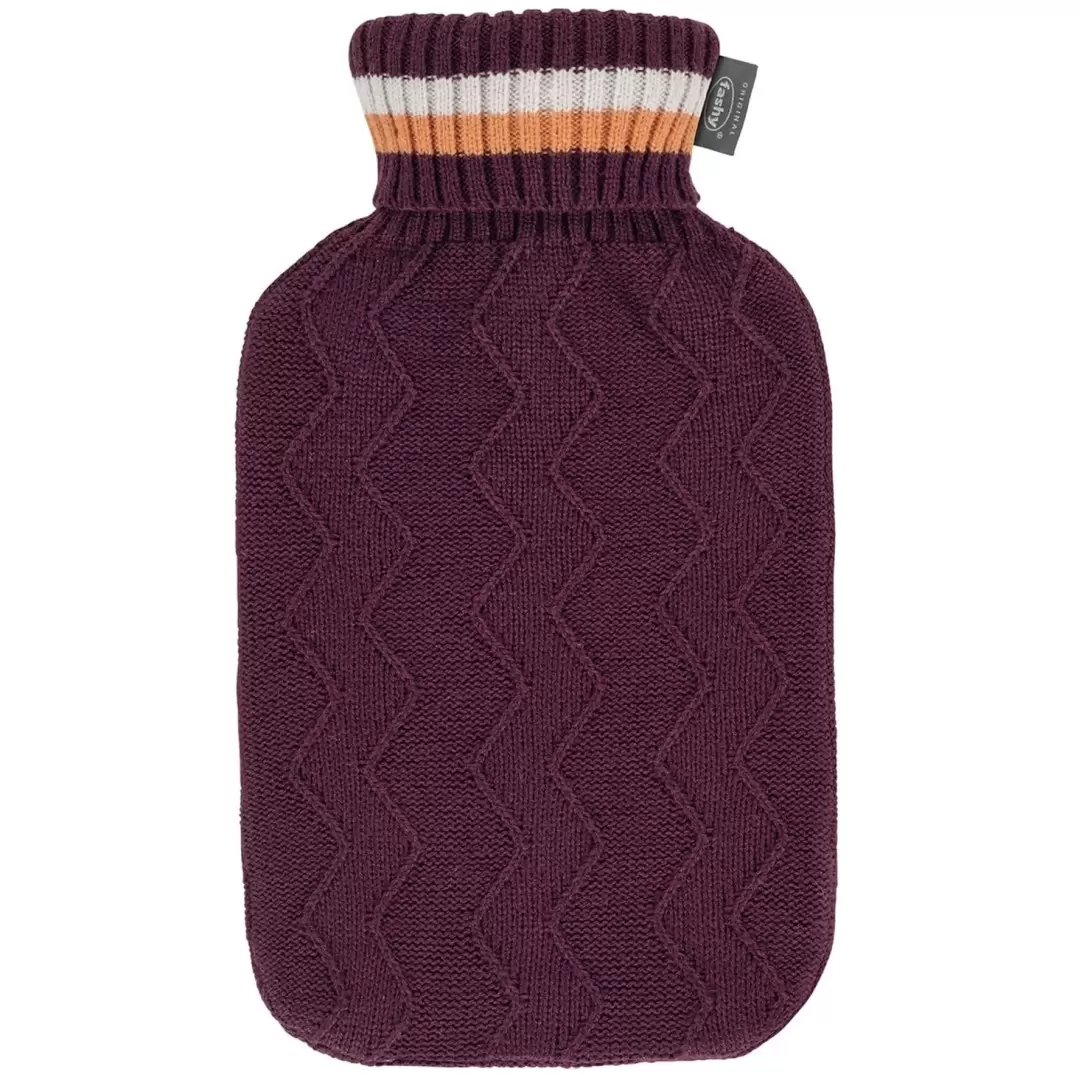 Bouillotte à eau Tricotée chevron 2L – Fabrication Allemande