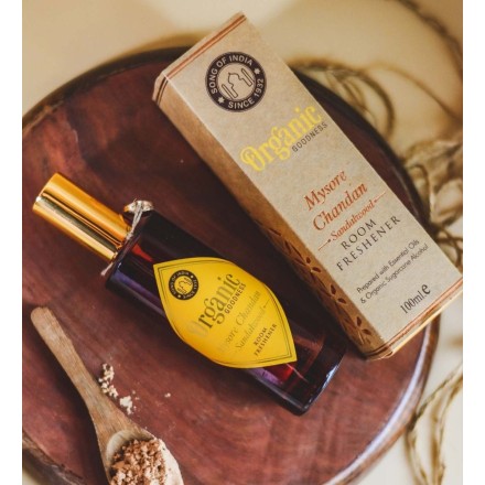 Parfum d’ambiance bois de santal - Mysore Chandan - Organic Goodness