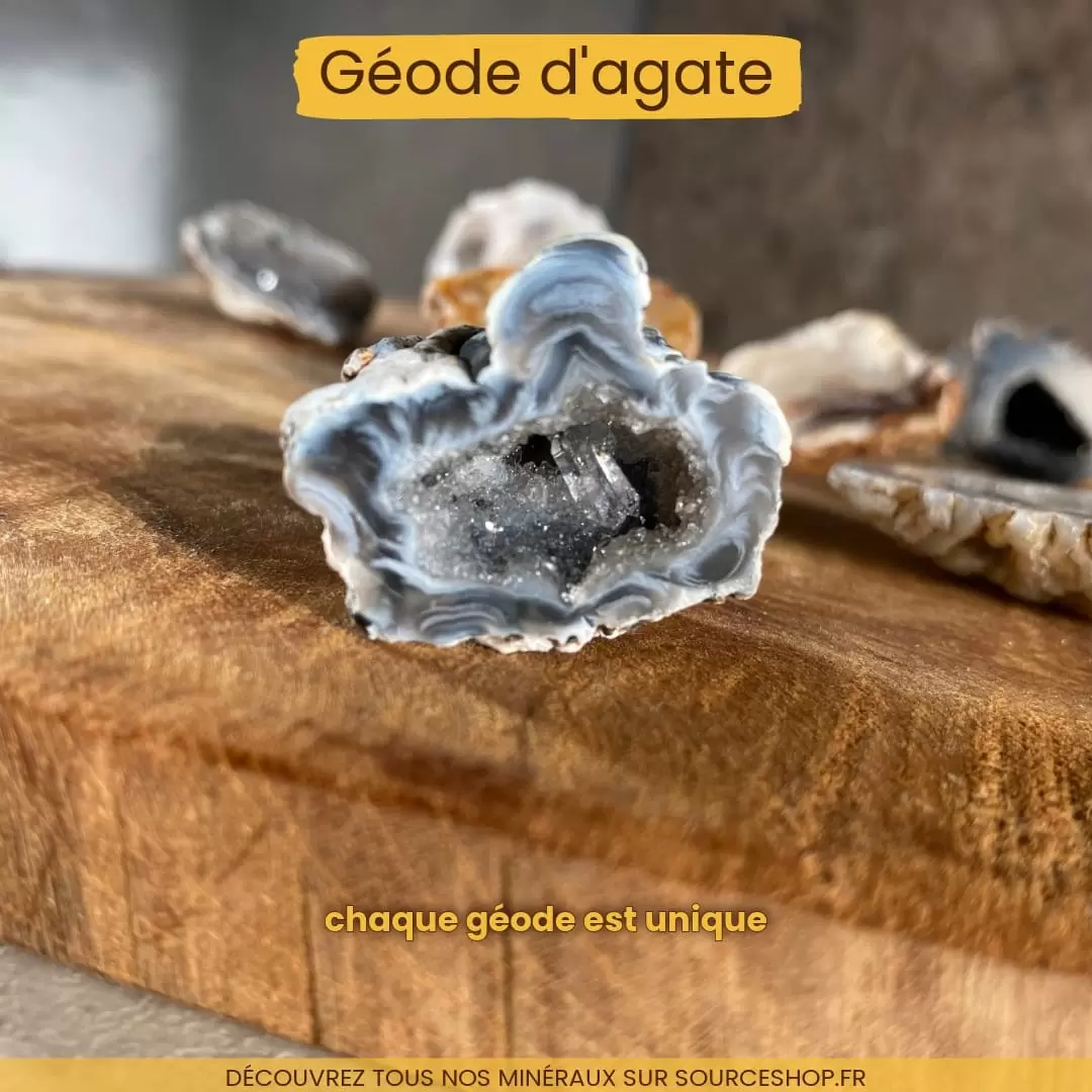 Géode d'Agate - 2 à 5cm