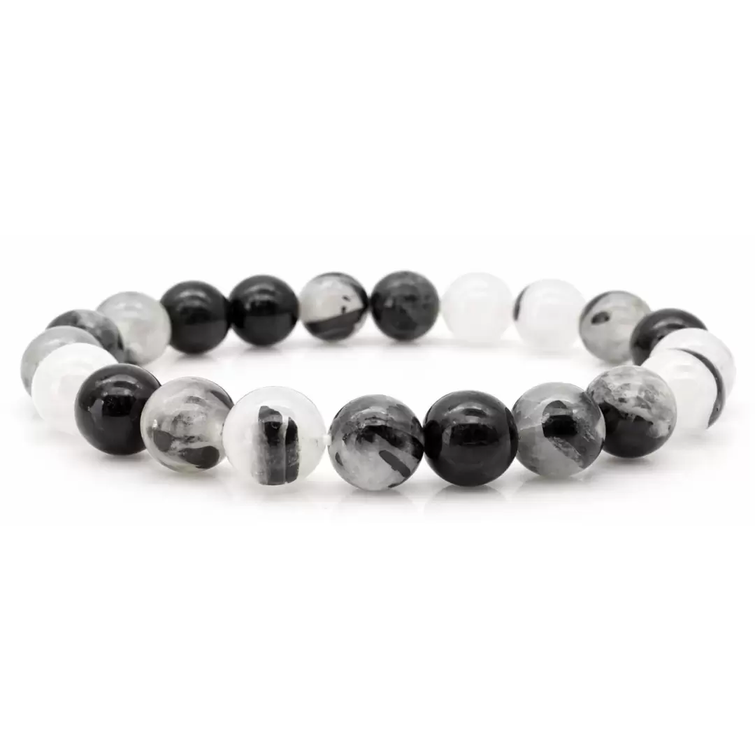 Bracelet Quartz Tourmaline naturelle - Qualité A