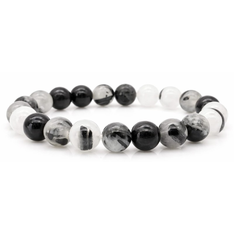 Bracelet Quartz Tourmaline naturelle - Qualité A