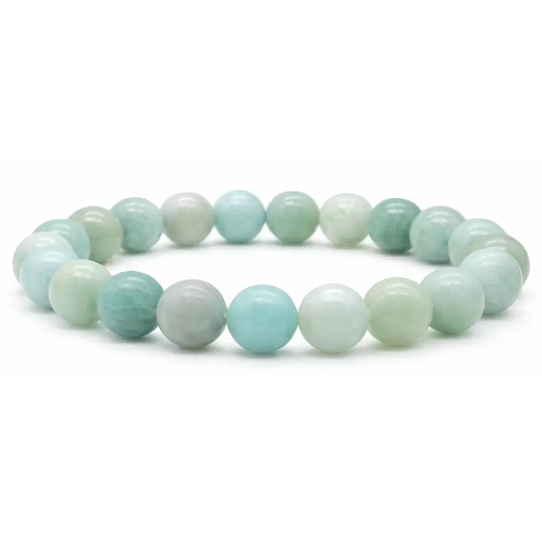 Bracelet Amazonite naturelle - Qualité AA