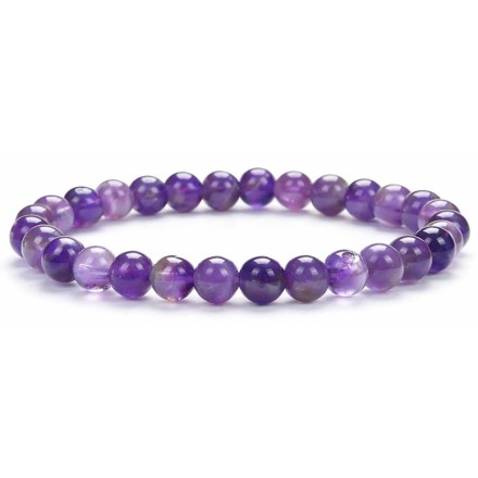 Bracelet améthyste naturelle – Qualité A