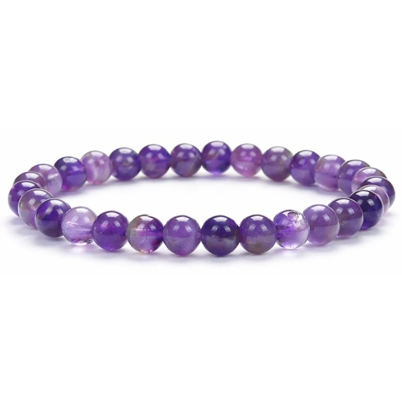Bracelet améthyste naturelle – Qualité A