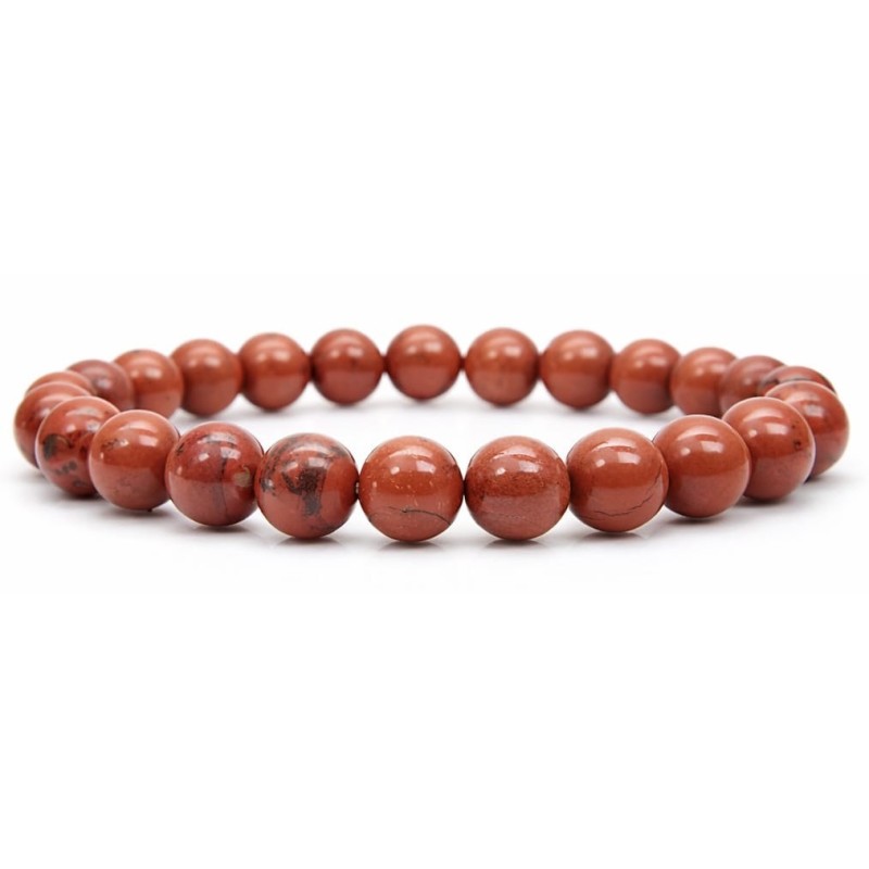 Bracelet Jaspe Rouge - Protection & Enracinement