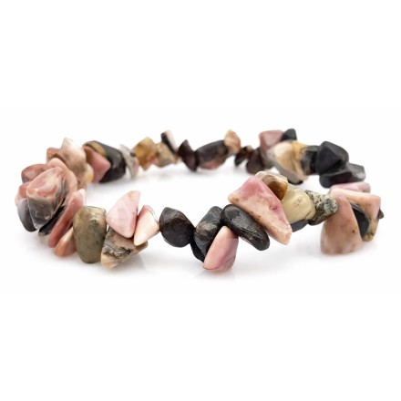 Bracelet chips Rhodonite - Qualité A