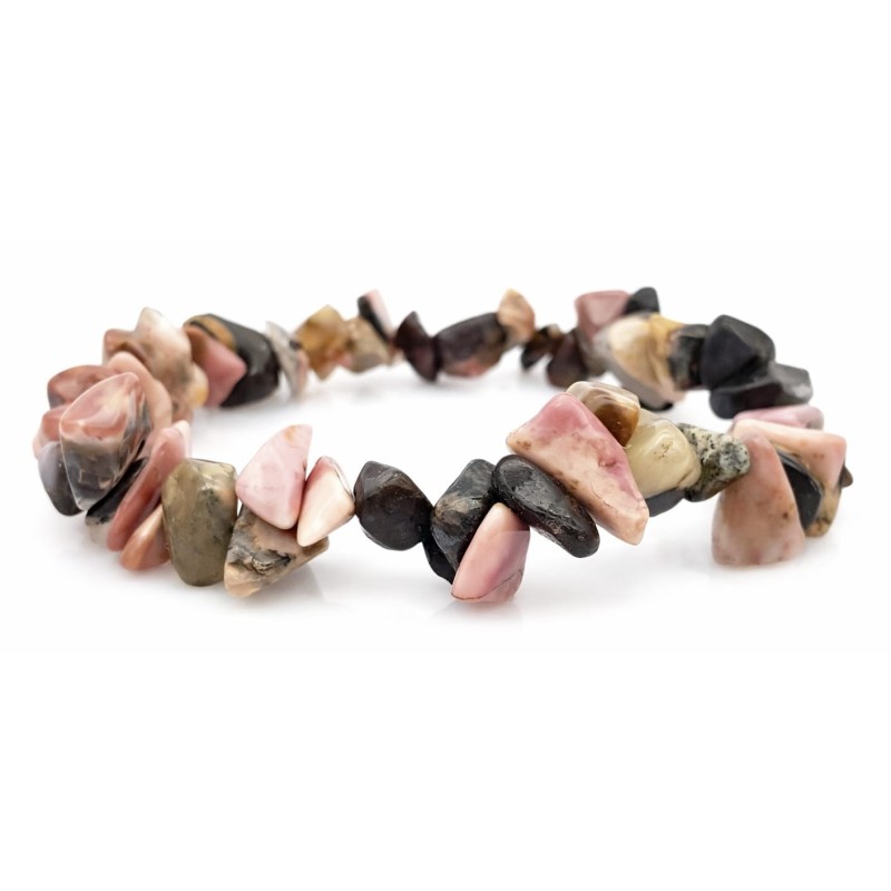 Bracelet chips Rhodonite - Qualité A