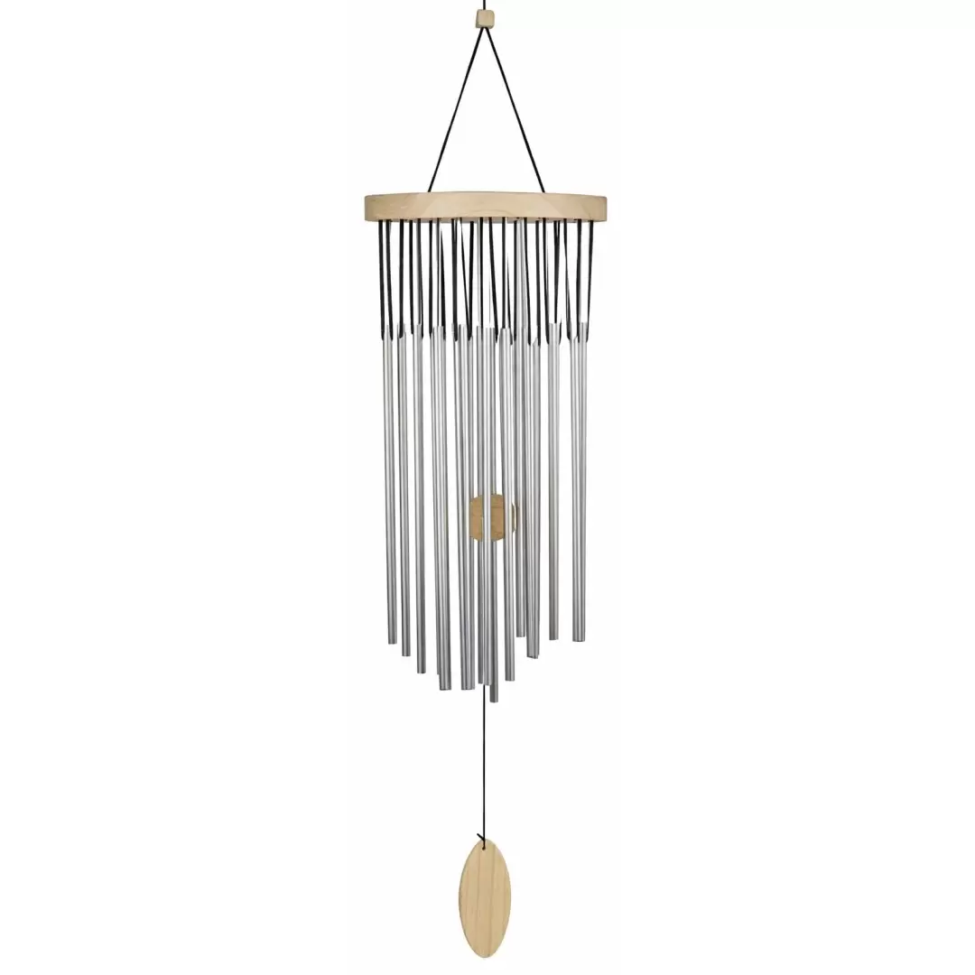 Carillon à vent 22 tubes en bois & métal - 75cm