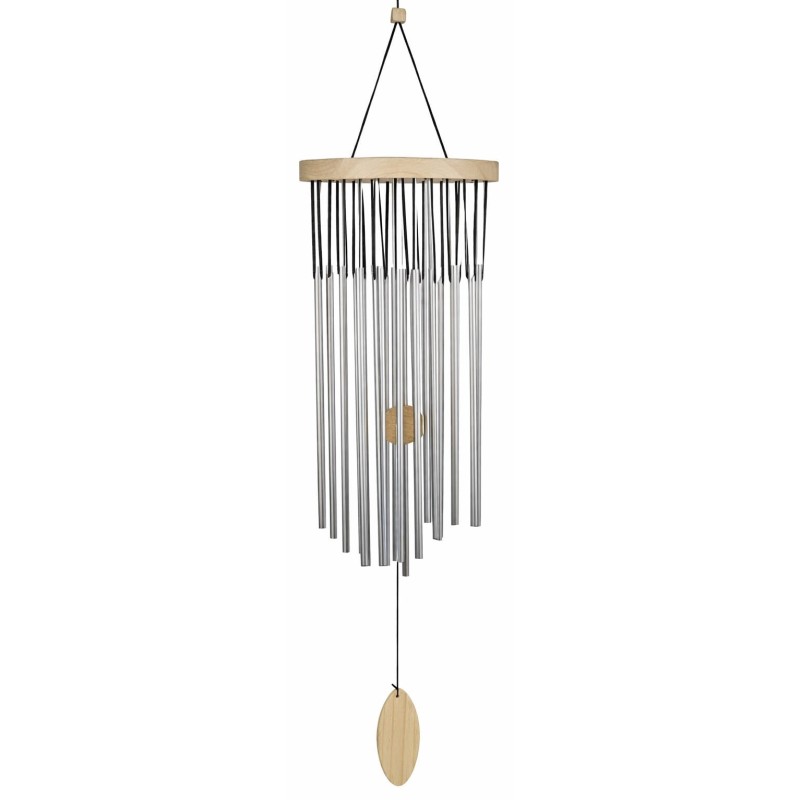 Carillon à vent 22 tubes en bois & métal - 75cm