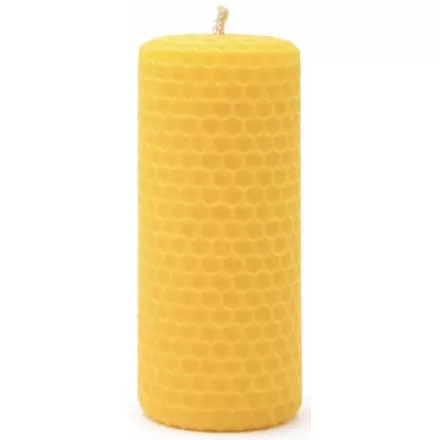 Bougie en cire d'abeille - sans huile essentielle - Made in France