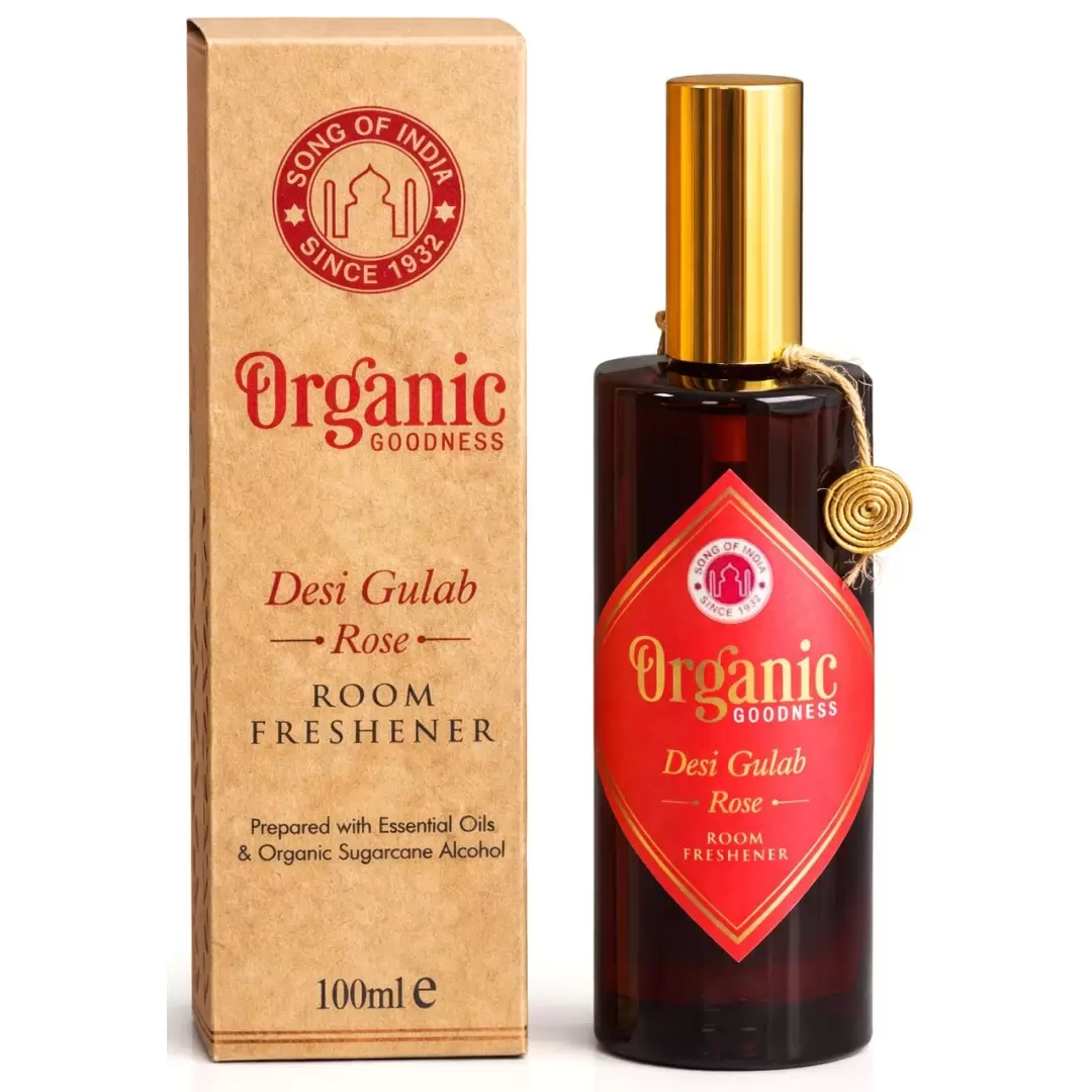Parfum d’ambiance naturel Desi Gulab Rose Organic Goodness – spray 100 ml