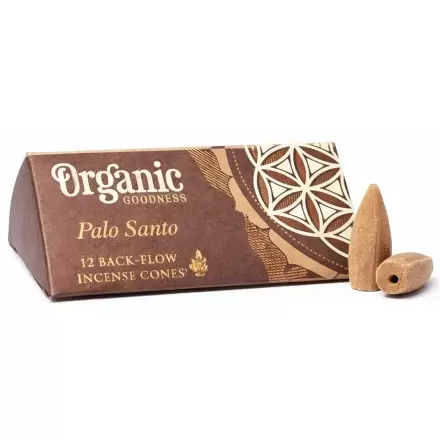 Cônes d'encens à refoulement Palo Santo - Backflow - Organic Goodness