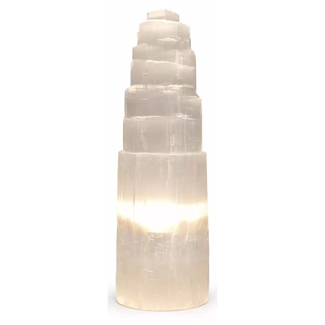 Lampe de sélénite Tour