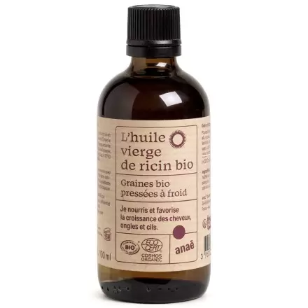 Huile de ricin vierge BIO - 100ml - Anaé