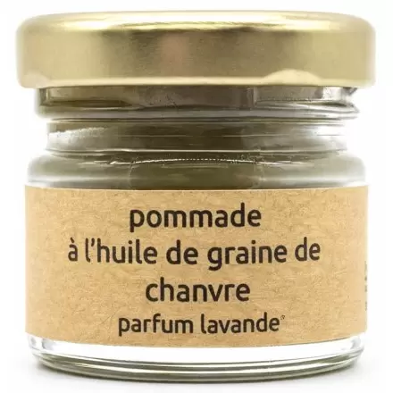 Pommade chanvre BIO à la lavande artisanale - 20g - Canna d'Oc