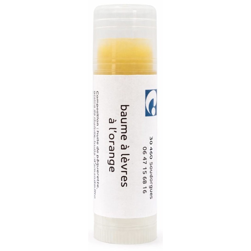 Stick à lèvres BIO au chanvre & orange - Artisanal - Canna d'Oc