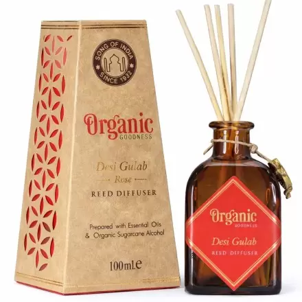 Diffuseur de parfum Rose - Desi Gulab - Organic Goodness