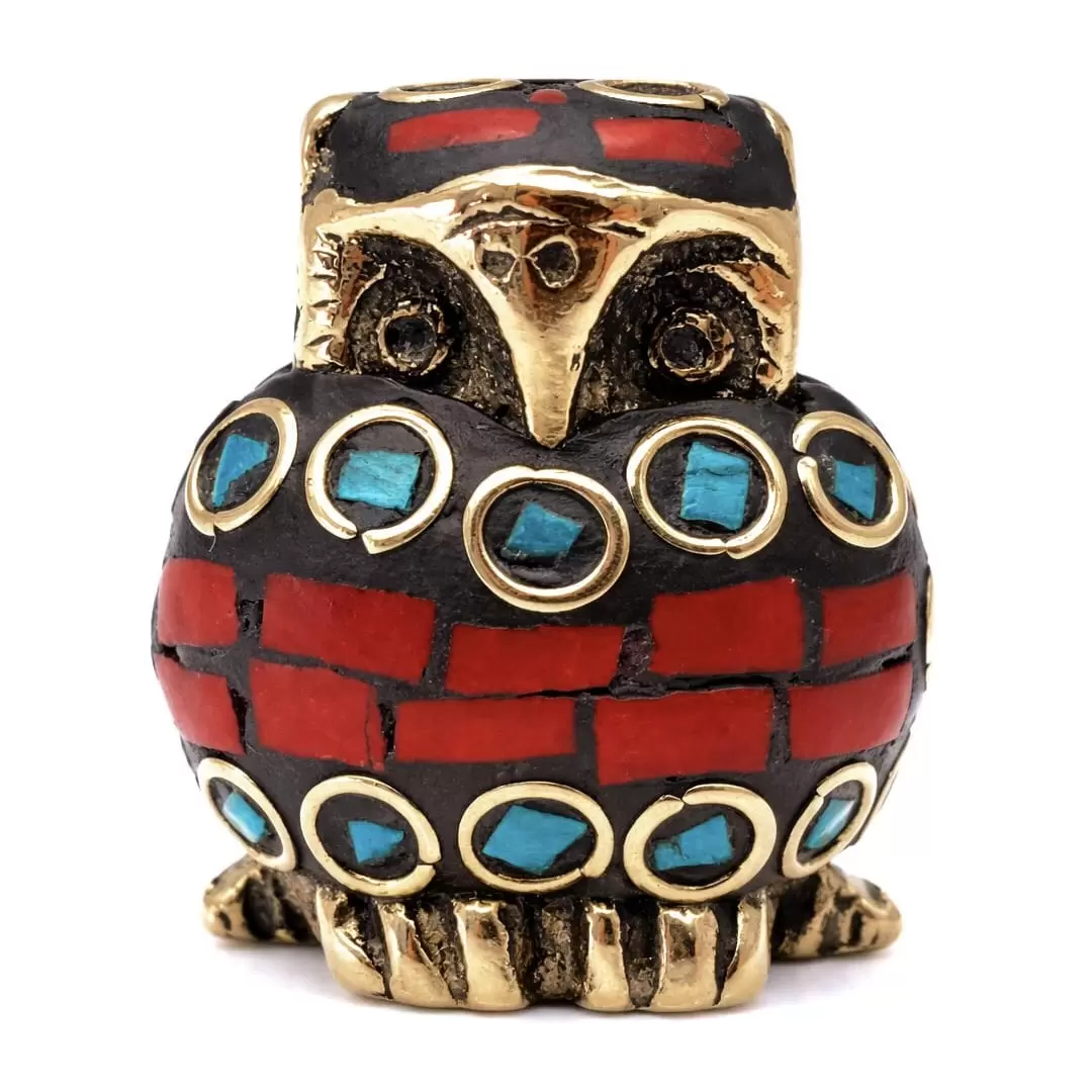 Porte encens hibou - 4.5cm