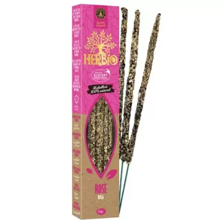 Encens Herbio Rose – Encens naturel smudge certifié Ecocert