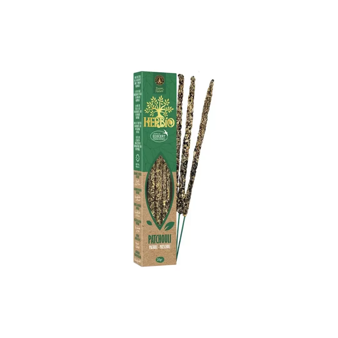 Encens Herbio Patchouli – Encens naturel smudge certifié Ecocert