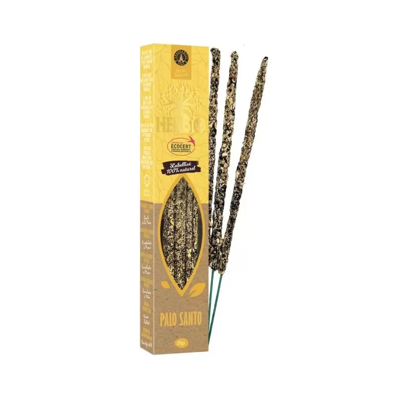 Encens Herbio Palo Santo – Encens naturel smudge certifié Ecocert