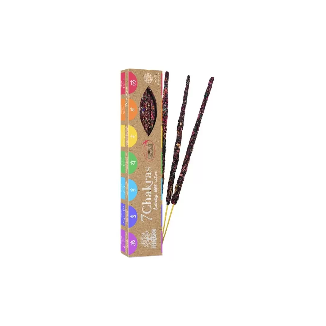 Encens Herbio 7 chakras – Encens naturel smudge certifié Ecocert