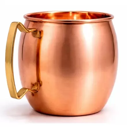 Mug en cuivre avec anse 470ml – Eau ayurvédique