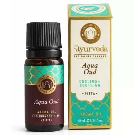 Huile aromatique Aqua Oud Pitta 10ml – Ayurveda | Song of India