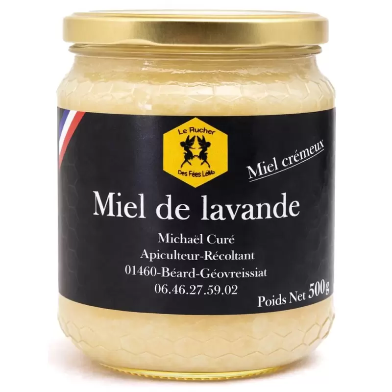 Miel de lavande de Drôme - 500g - Le Rucher des Fées Léma