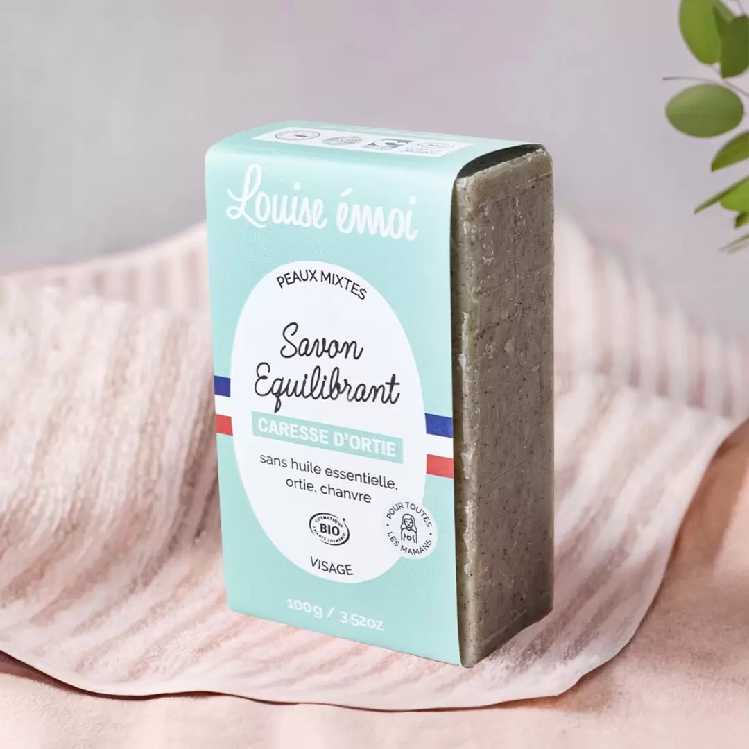 Savon ortie bio saponifié à froid – Caresse d'Ortie | Louise émoi