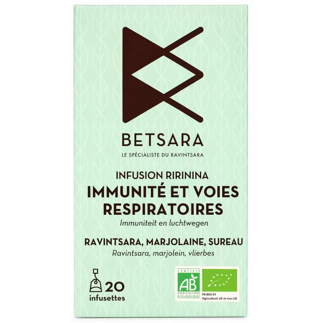 bio Immunité & Voies Respiratoires au ravintsara, marjolaine, sureau - Ririnina de Betsara