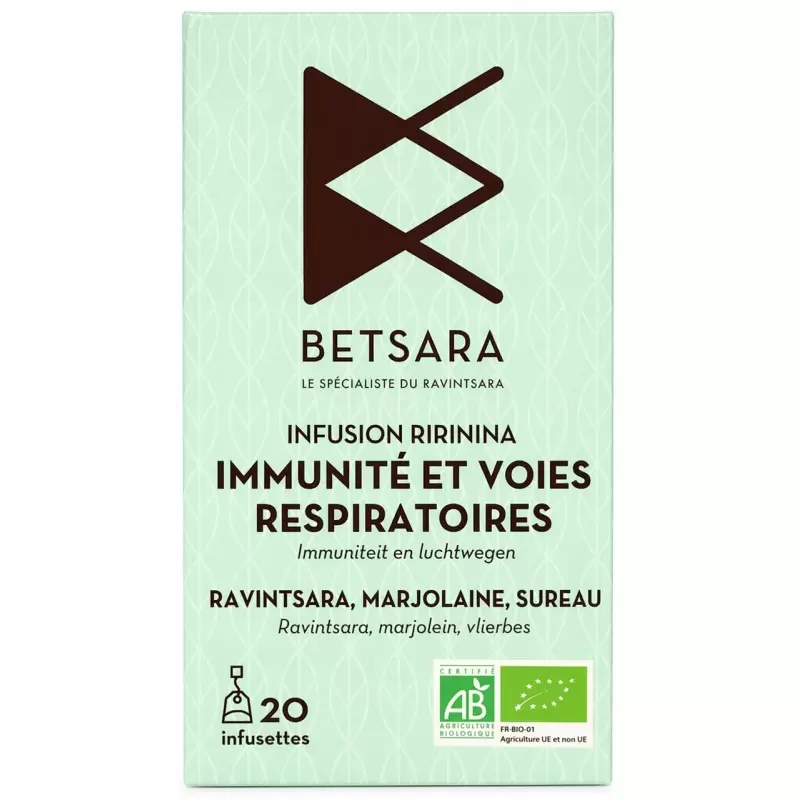 bio Immunité & Voies Respiratoires au ravintsara, marjolaine, sureau - Ririnina de Betsara