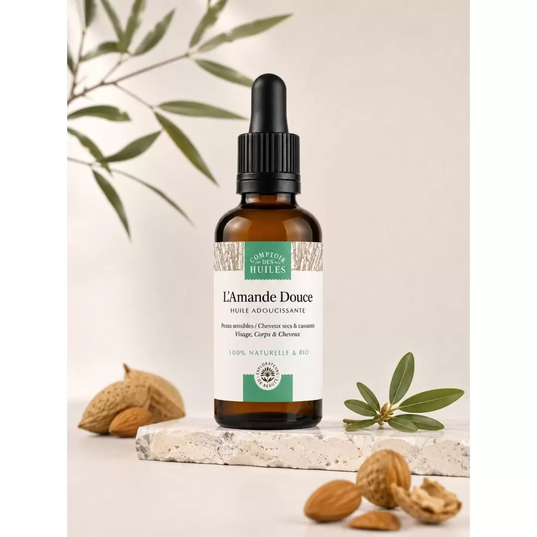 Huile d’amande douce bio adoucissante | Comptoir des Huiles