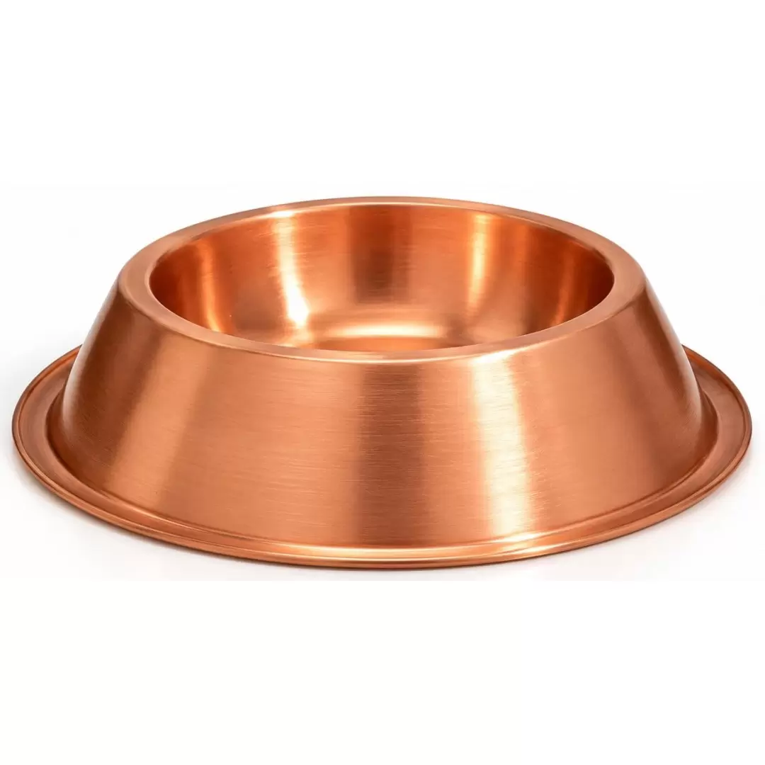 Gamelle en cuivre pour chien pour eau