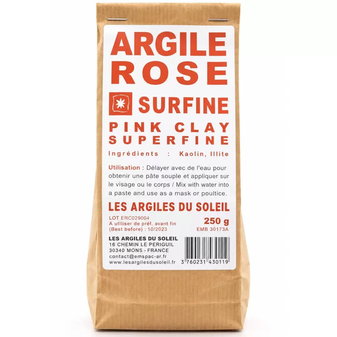 Argile rose Clinchant - Surfine - Les Argiles du Soleil