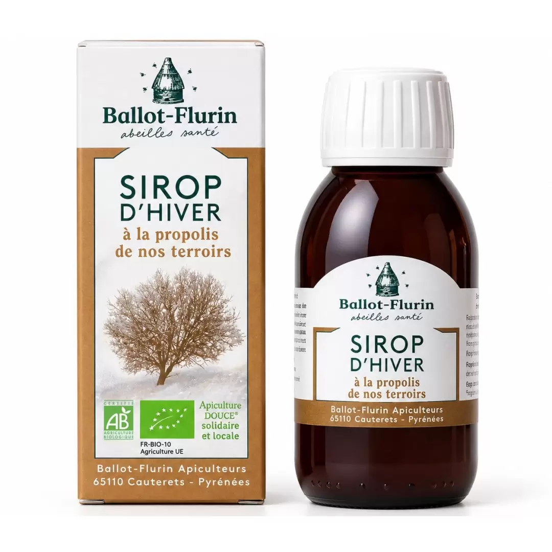 Sirop d'hiver Bio à la Propolis noire | Ballot Flurin