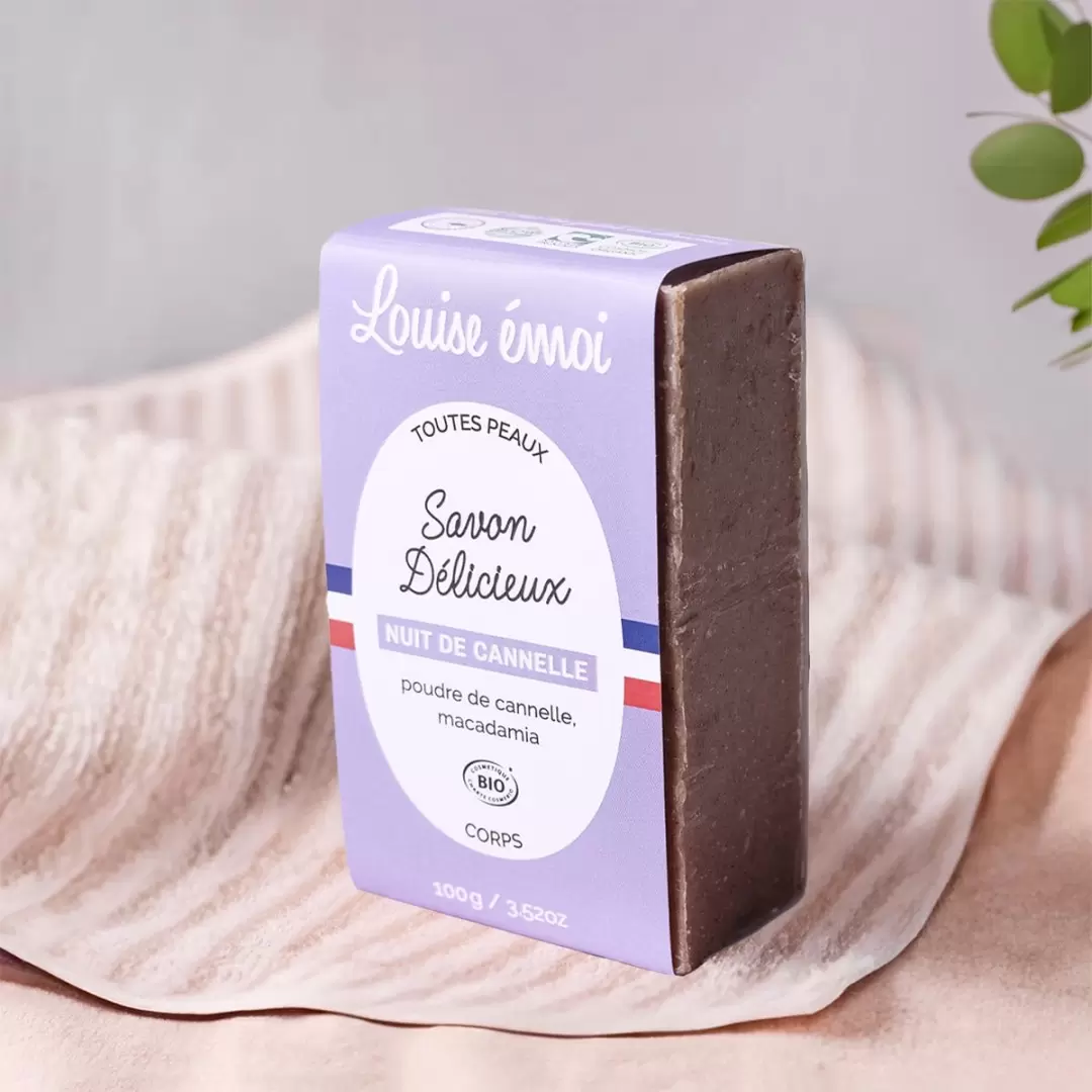 Savon exfoliant Bio cannelle Nuit de Cannelle | Louise émoi